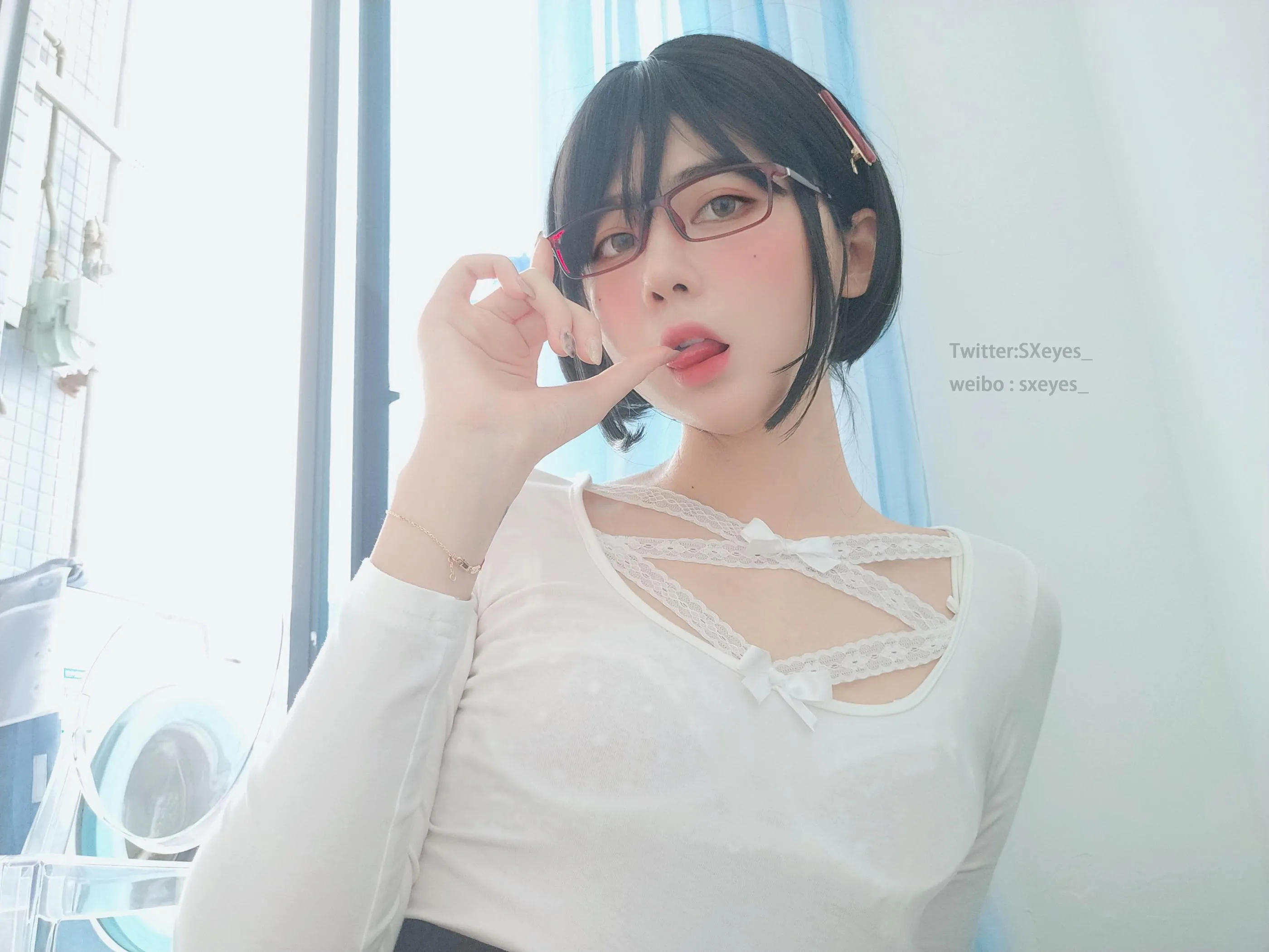 眼酱大魔王w – NO.022 白蕾丝姐姐 [27P]插图3